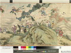 清沈贞画群仙祝寿　卷,绘画,走兽,经史-故事,佛道人物,翎毛,花草,山水,果蔬,器用,建筑,树木,祥瑞