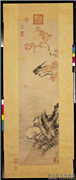 明刘迈杏林春燕　轴,绘画,花草,翎毛
