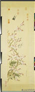清邹一桂画杏花双燕　轴,绘画,花草,树木,翎毛