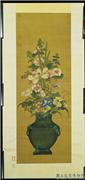 百子昌荣图　轴,绘画,祥瑞,花草,果蔬,器用