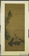 无款人物　轴,绘画,人物,山水,器用,花草