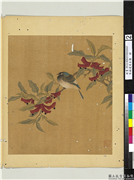 宋钱选写生图　册　花卉翎毛,绘画,花草,翎毛
