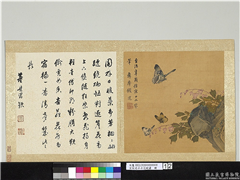 宋钱选摹古花蜨图　册　鱼儿牡丹,绘画,花草,草虫,山水