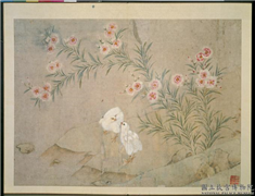 明林达花卉翎毛　册　剪秋罗鸡,绘画,花草,翎毛,山水