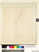 明丁云鹏大士像　册　大士像（十四）,绘画,佛道人物,器用