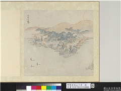 明张宏包山十景　册　对山亭,绘画,山水,花草,船,建筑,树木