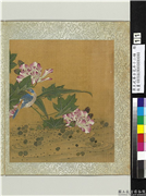 清王武摹古花卉十二帧　册　芙蓉翡翠,绘画,花草,翎毛