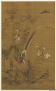 元人花鸟　轴,绘画,果蔬,花草,翎毛,山水,节令与二十四节气