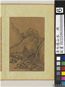 清允禧山水　册　樵径,绘画,山水,树木,建筑