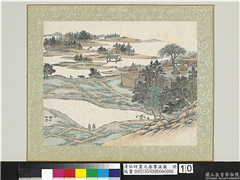 清弘旿画元春集万图　册　万方绥屡,绘画,山水,器用,人物,树木,走兽,建筑,船