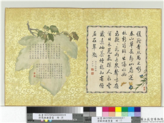 清戴临杂书画　册　春日山行,书法,绘画,花草,草虫