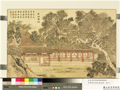清刘权之画泰运宣韶　册　宝镫集瑞,绘画,节令与二十四节气,建筑,树木,花草,器用