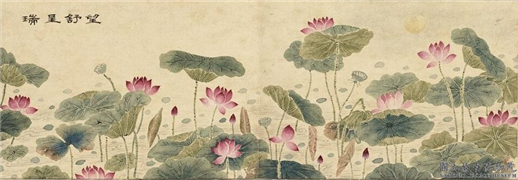 清刘权之画花卉　册　望舒呈瑞,绘画,山水,花草