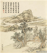 清董诰画履端纪丽　册　庭院婴嬉,绘画,山水,节令与二十四节气,树木,花草,人物,器用,建筑,翎毛