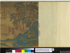 元赵孟頫前後赤壁赋图　卷,绘画,经史-故事,山水,人物,树木,花草,走兽,翎毛,建筑,船,器用