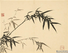 清顾皋兰竹十二幅　册　画竹,绘画,树木