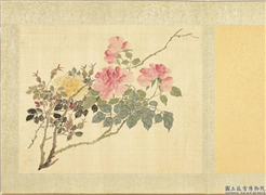 清黄钺画群蕤藻夏　册　画蔷薇,绘画,花草