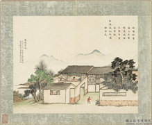清黄钺画京辇春熙　册　春旛剪彩,绘画,节令与二十四节气,建筑,人物,树木,花草,器用