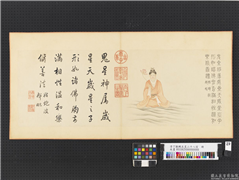 清丁观鹏五星二十八宿　册　鬼星神,绘画,佛道人物,花草,山水