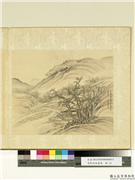 清张雨森画册　册　仿唐棣山水,绘画,山水,人物,树木,花草,翎毛,建筑,器用