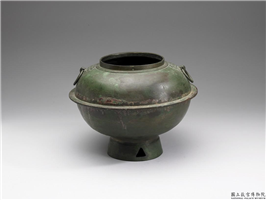 汉 兽环鍑,汉,青铜,礼器
