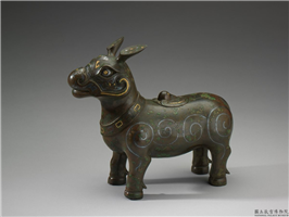元 错金银牺尊,元,金属,盛装器,陈设