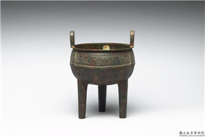 兽面蝉纹鼎,不详,青铜,礼器