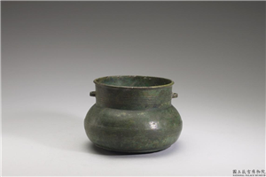汉 弦纹瓿,汉,青铜,礼器