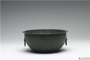 汉 兽环釜,汉,青铜,礼器