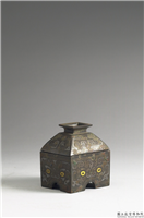 嵌金银兽面纹方彝,宋以後,青铜,礼器
