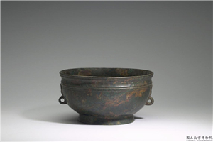汉 弦纹甑,汉,青铜,礼器