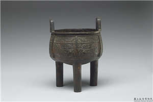 兽面纹鼎,不详,青铜,礼器