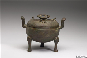 春秋 变形环带纹鼎,春秋,青铜,礼器