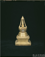 清 铜镀金佛塔,清,镀金,法器