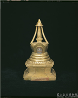 清 铜镀金佛塔,清,镀金,法器