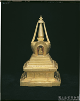 清 铜镀金佛塔,清,镀金,法器