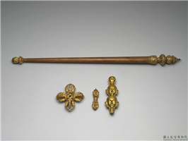 喀章嘎(天杖),十八世纪,金属,法器