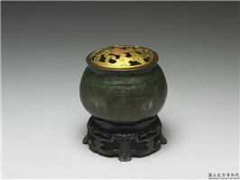 春秋 蝉纹卮,春秋,金属,陈设器