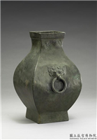 汉 兽耳环钫,汉,青铜,礼器