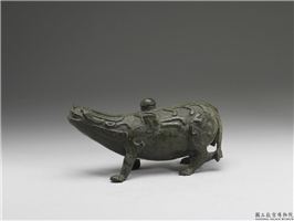 汉以後 异兽砚滴,汉以後,青铜,礼器