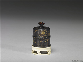 清 铜嵌金砚滴,清,金属,摆设、文具