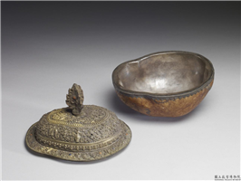 清 嘎布拉碗,清,金属,法器