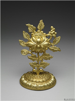 清 镀金铜花,清,金属,法器