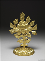 清 镀金铜花,清,金属,法器