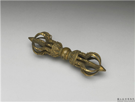 清 金刚杵,清,金属,法器