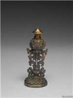 清 银镀金八宝（之五）,清,金属,法器