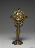 清 银八宝（之三）,清,金属,法器