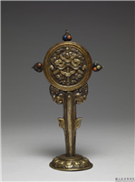 清 银八宝（之四）,清,金属,法器