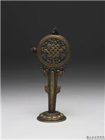 清 银八宝（之六）,清,金属,法器