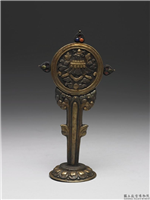 清 银八宝（之八）,清,金属,法器